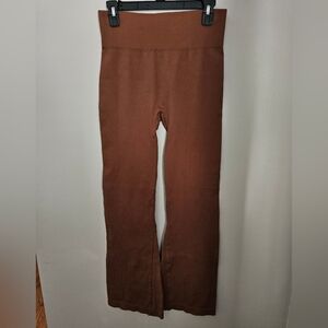 OQQ High-Waisted Flare Leggings